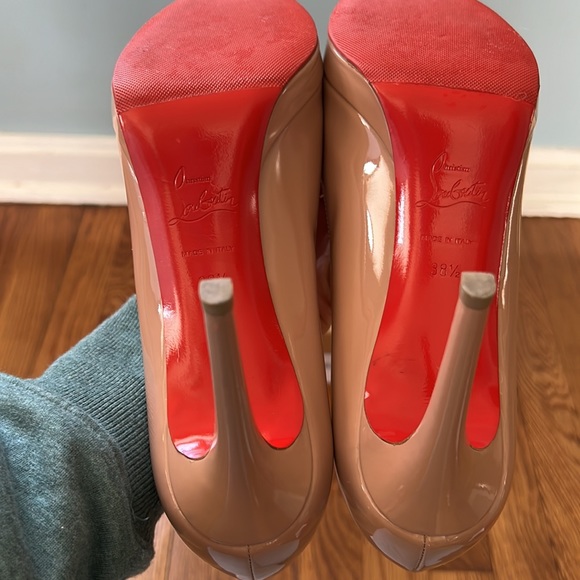 Christian Louboutin - New Simple Pump 100 Patent Calf size 38.5 Nude - Picture 6 of 8